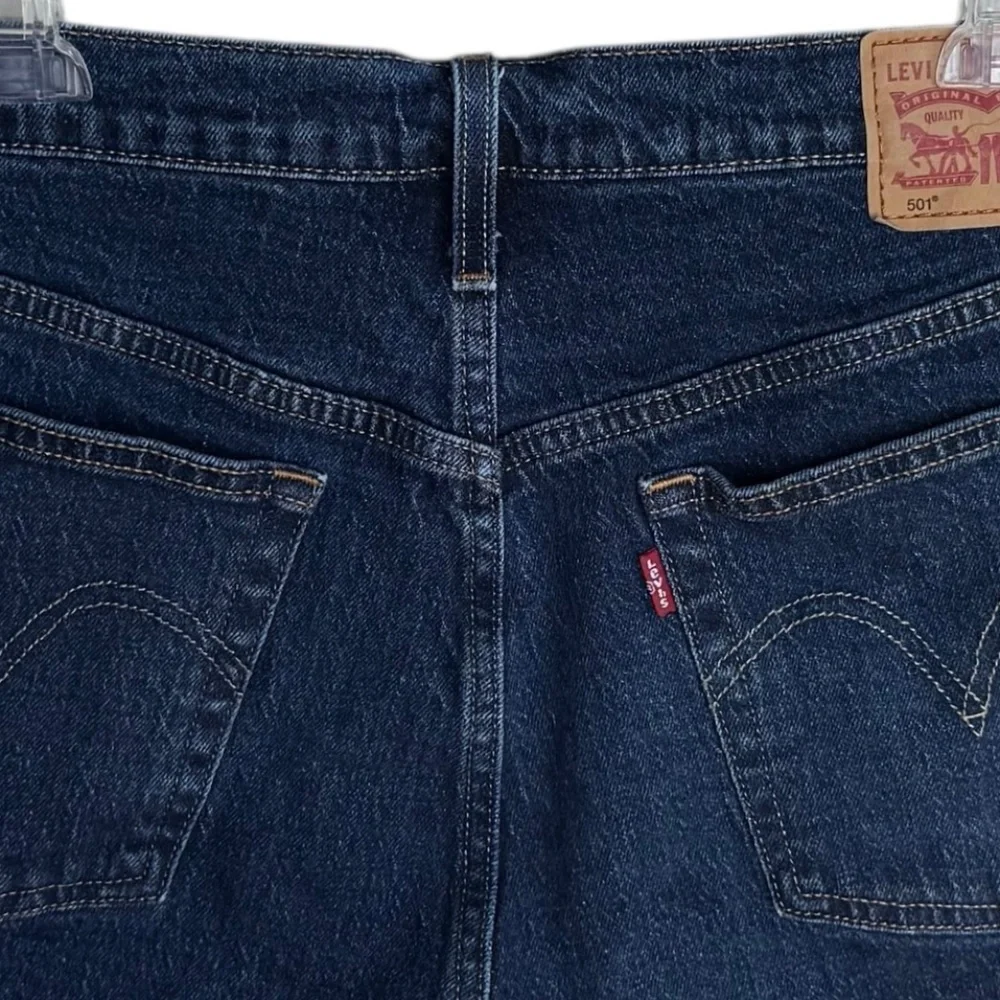 Levi's 501® Original‎ High Rise Denim Dark Wash Shorts Sz 32